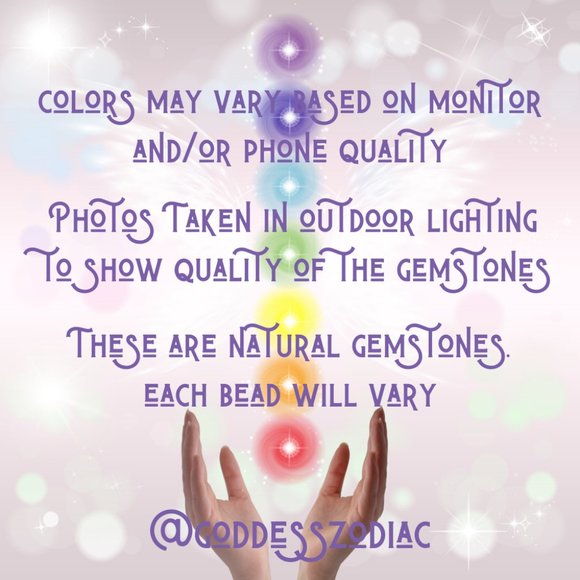 Natural Gemstone Chakra Bracelet Diffuser Yoga - Picture 5 of 5